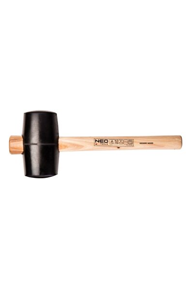 NEO Tools Ciocan de cauciuc 90mm/1200g coadă din lemn de hikor NEO 25-054