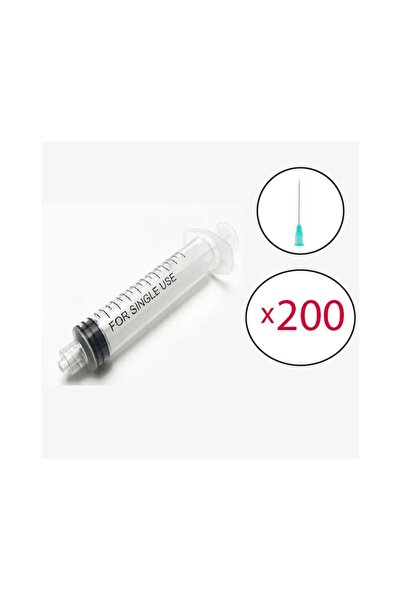 medeye 5 ml Luer Lock Kilitli Yeşil (200 ADET - KUTU) 5 ml 38mm 21G