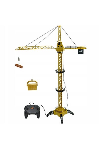 MalPlay Macara de construcții telecomandată 130 cm, utilaj de construcții cu ...