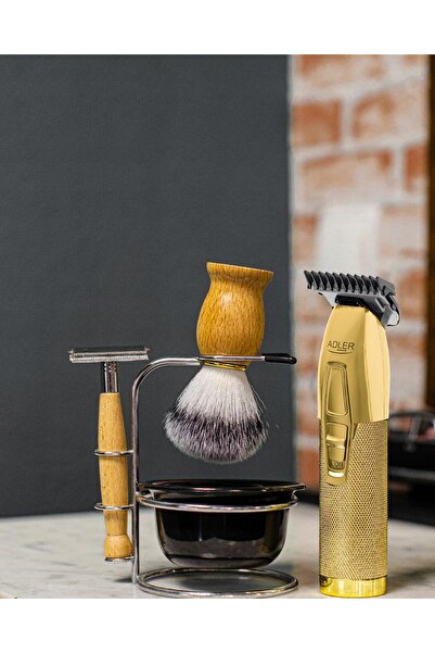 adler AD 2836g Trimmer pentru barbă, Lamă ceramică, USB-C, 4 accesorii, 120 M