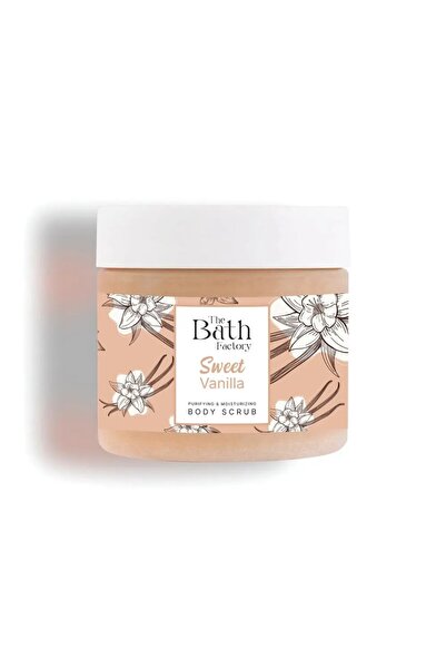 The Bath مقشر الجسم بالفانيليا الحلوة من فاكتوري سويت 300 جرام - مقشر السكر ب...