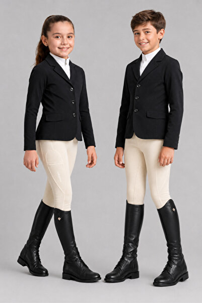 GALLOPRISE بنطلون ركوب الخيل للأطفال للجنسين مقاس XXS (9-12 سنة)