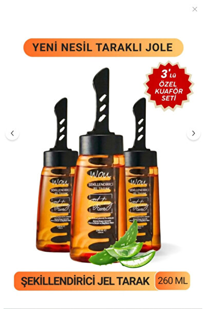 pasajdanal Wou Şekillendirici Jel Tarak Yeni Nesil Taraklı Jöle 260Ml.3 Adet ...