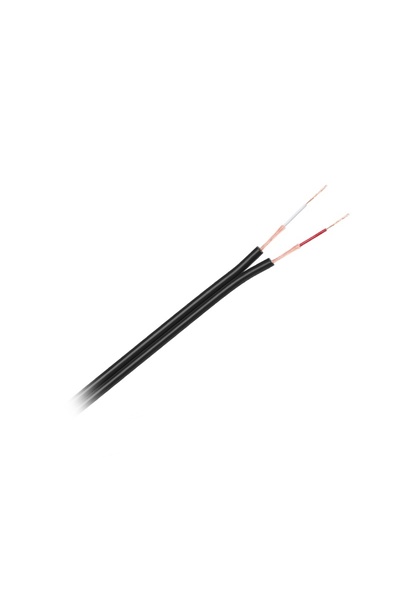 OEM Аудио кабел 2x RCA HQ черен 1м Cabletech KAB0200-1