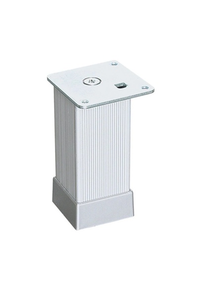 OEM WAW furniture leg, 40 x 40 mm, H 200, adjustable, made of aluminum, alumi...