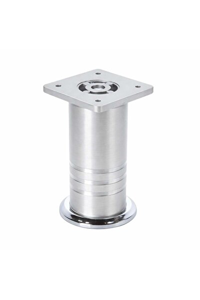 OEM Furniture leg WAW, D 42, H 60, adjustable, made of aluminum, aluminum finish