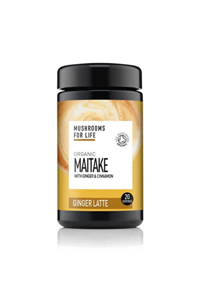 MushroomsForLife Latte cu Ghimbir și Maitake 1000mg Extract Pur /Bio 110g