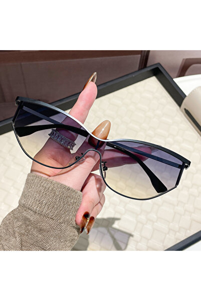 Choice1 Purple tea 1Pc Women's Fashion Glasses New Metal Frame Y2K Futuristic...