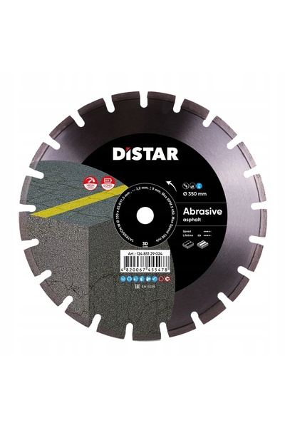 Distar Disc diamantat de tăiere 1A1RSS 350mm ABRASIVE
