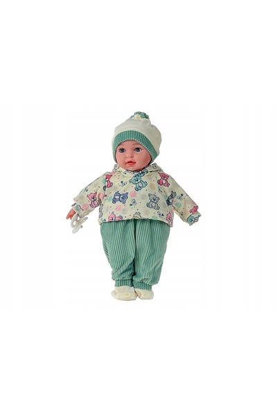 ADARStore Păpușă bobas de 40 cm, care vorbește și cântă în poloneză, pentru c...
