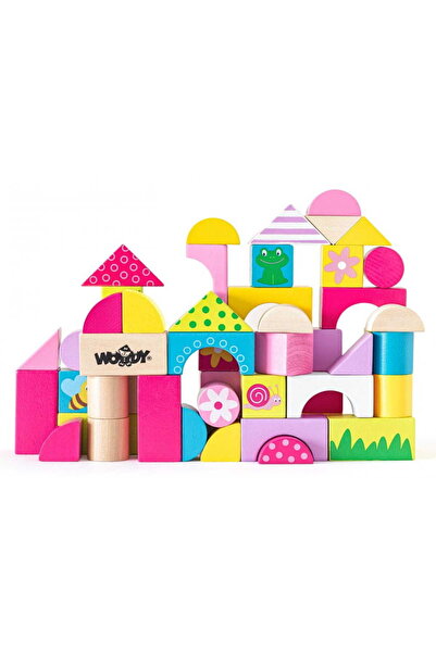 woodyplex WOODYLAND Blocuri de lemn colorate.80el 91302 13022