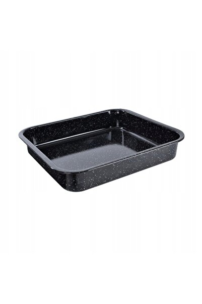 Orionis Tavă emailată dreptunghiulară solidă pentru cuptor ORION 34x24x4,5 cm