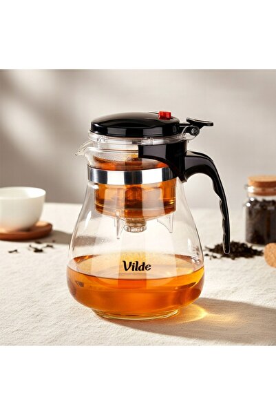 Vilde CEAINIC DE STICLA 1,65L CU INFUZOR EXTRACTIBIL PENTRU CEAI DE PLANTE 25...
