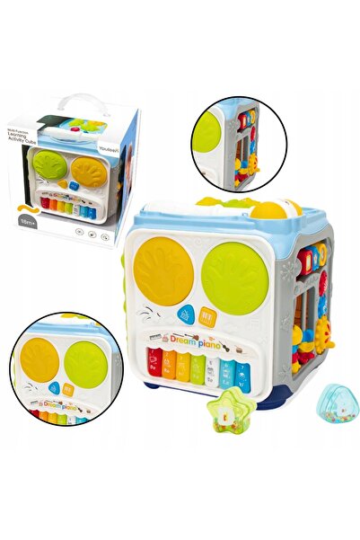 LeanToys Cub educativ multifuncțional