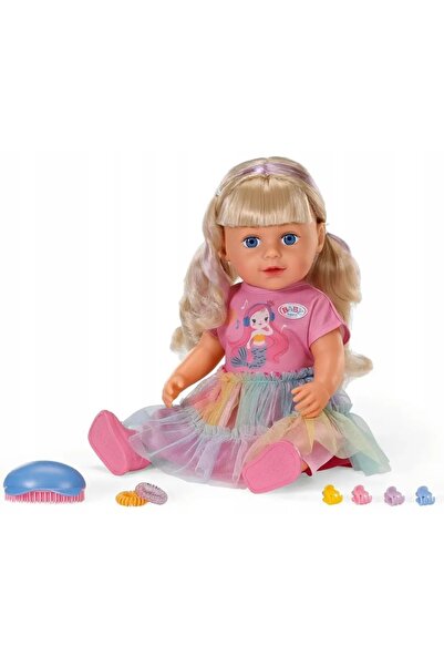 NO BRAND Păpușa Baby Born Carla 43cm cu accesorii pentru coafat, pentru copii...