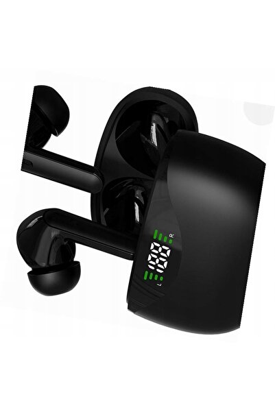 Blue Star Press Căști T60 TWS negre intraauriculare wireless pentru iPhone 17...