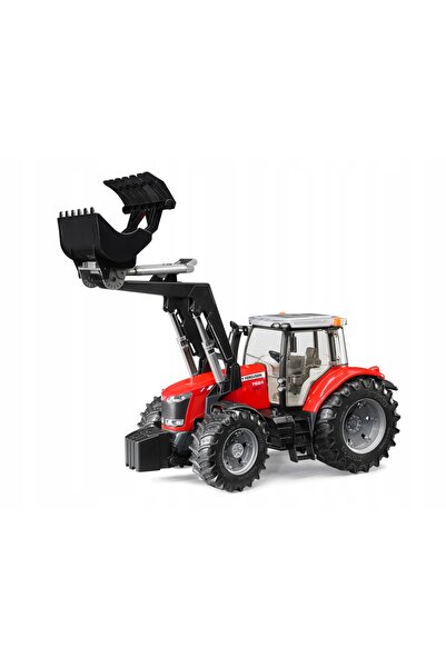 Bruder Tractor Massey Ferguson 7600 cu încărcător frontal 03047