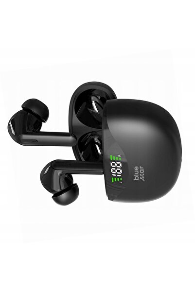 Blue Star Press Căști wireless intraauriculare negre T60 pentru Samsung Galax...