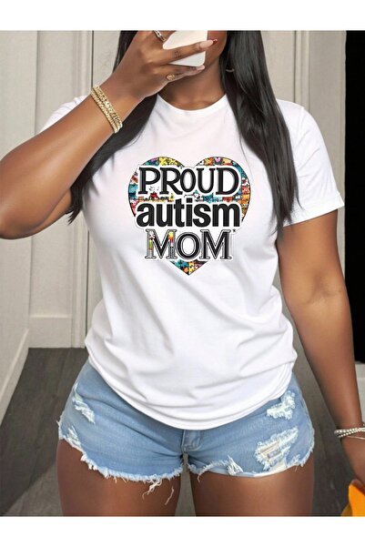 Ekim11 Crewneck T-Shirt Autism Awareness, Comfortable Casual Short Sleeve Top...