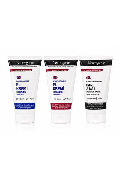 Neutrogena Genel markalar parfümlü parfümsüz bakım kremi 75 ml