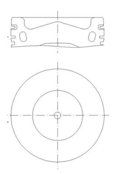 MAHLE Piston 028 PI 00158 002