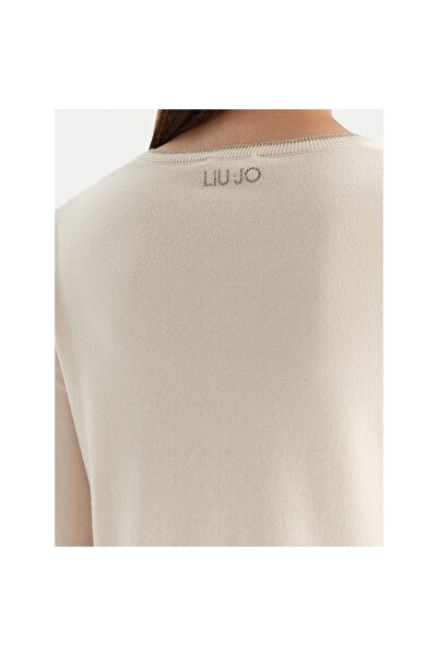 Liu Jo Cardigan de damă MF5225 MS49I Crem