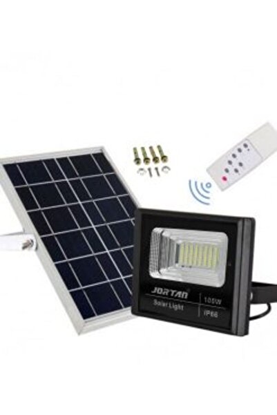 Jortan Αδιάβροχος Ηλιακός Προβολέας LED 100W 6400LM με Πάνελ και Τηλεχειριστή...