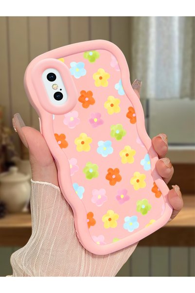Hontinga حافظة متوافقة مع هاتف iPhone X، حافظة حماية للكاميرا من السيليكون ال...