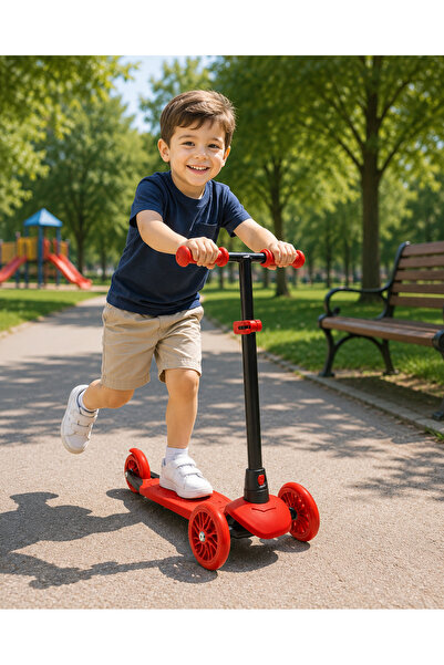NUNU 3-Wheel Kids Scooter Balance Scooter with Rear Brake Easy Installation