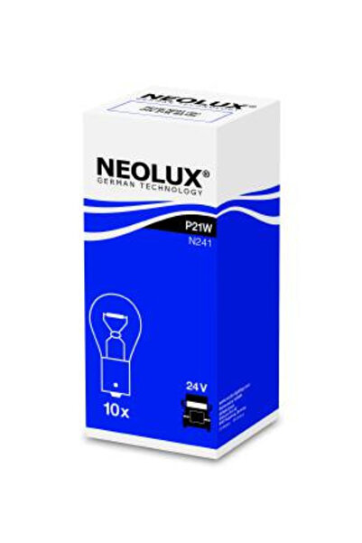 NEOLUX Bec P21W 24V 21W BA15s Set 10 buc