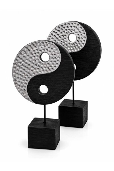 2'Lİ POLYESTER DEKORATİF YİNG-YANG