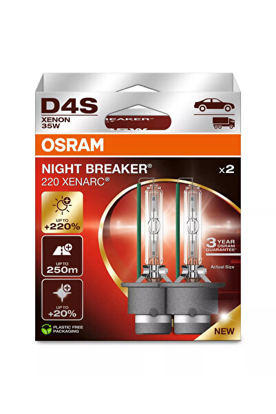 Osram Bec Xenarc D4S Night Breaker 220 42V 35W Duo Box