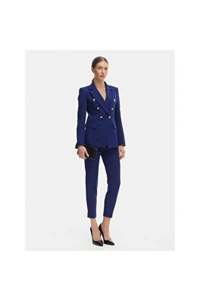 MARYLEY Pantaloni de damă din material textil 26EB52Z/43FR Bleumarin