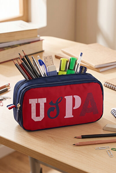 U.S. Polo Assn. Plklk 25049-25050-25052 Two-Compartment Pencil Holder Pencil ...