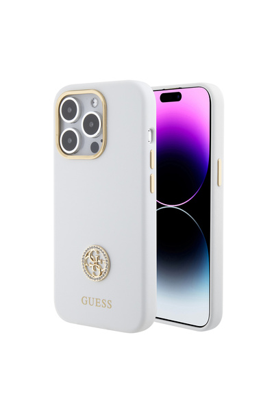 OEM Guess "4G Strass Logo Collection" Case Θήκη προστασίας από σιλικόνη – iPh...
