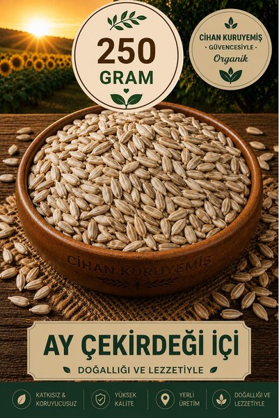 Cihan Kuruyemiş 250GR. Ay Çekirdeği İçi