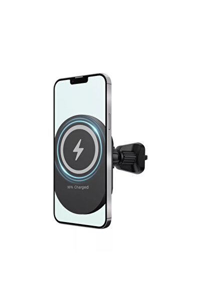 OEM Forever - WSH-140 Magsafe Magnetic Holder with wireless charging 15W- Black