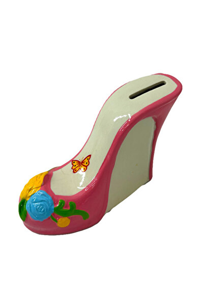 velve Pusculita interactiva SafeShoe tip pantof, din ceramica, Roz, Copii