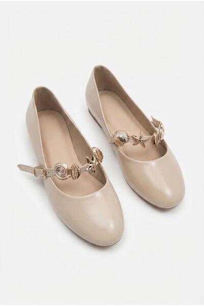 fort 027-201 Comfortable Soft Women's Ballerinas with Safety Toe Cap and Buck...
