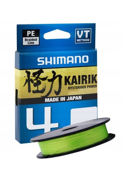 Shimano Plecionka Kairiki 4 0.23 mm /150 m Verde