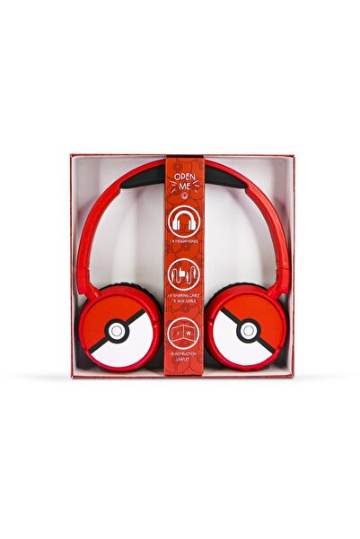 OTL Technologies Căști supraauriculare OTL Pokemon Poke Ball Roșu-negru