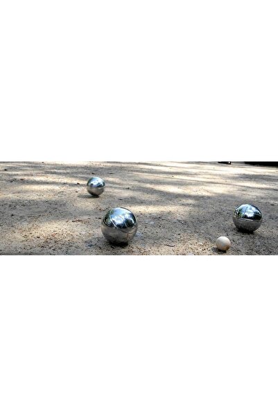 Enero Set de joc VIZARI Petanque Husă pentru bile (8 bile)