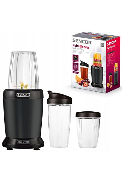 NO BRAND Blender de vase SENCOR Nutri SNB 4303BK + 2 recipiente incluse