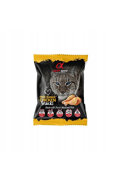 NO BRAND Alpha Spirit Przysmak Kostka pui pentru pisici 50g