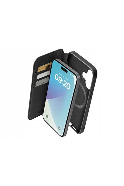 NO BRAND Husă portofel SBS MagSafe pentru Apple iPhone 16 Plus Negru