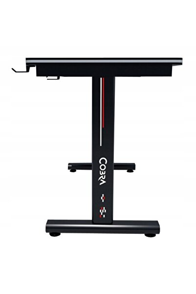 COBRA Birou de gaming CR4574BK Negru 120 cm