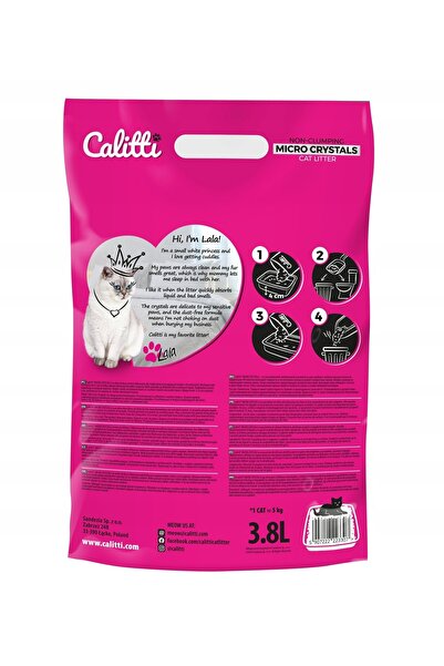 Calitti Așternut igienic pentru pisici Micro Crystals 3.8 L