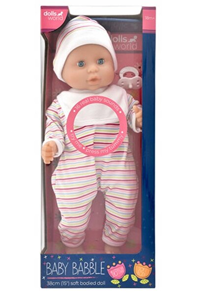 NO BRAND Lalka DOLLS WORLD Baby Babble 016-78350