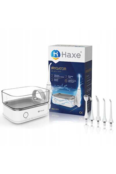 NO BRAND Irygator HAXE HX720 Timer Masaj 6 Vârfuri Alb