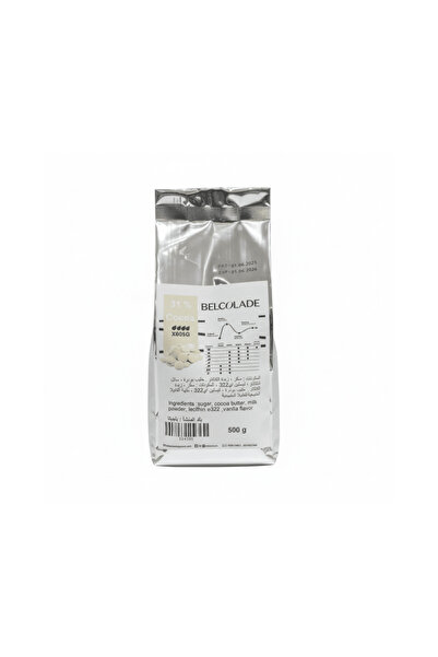 Belcolade White Chocolate with Granules Belchocolad 500g